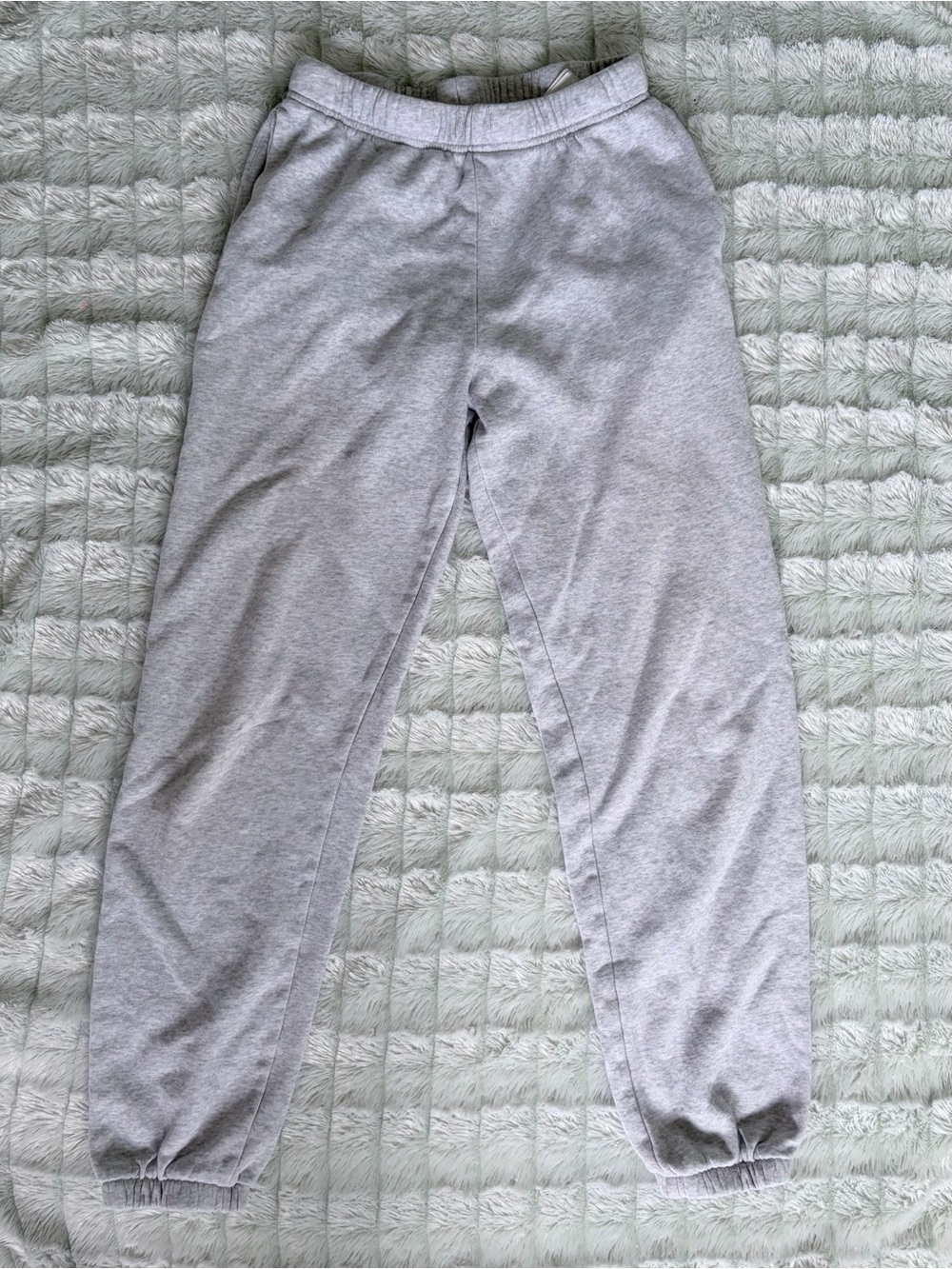 H&M Light Gray Fleece-Lined Sweatpants